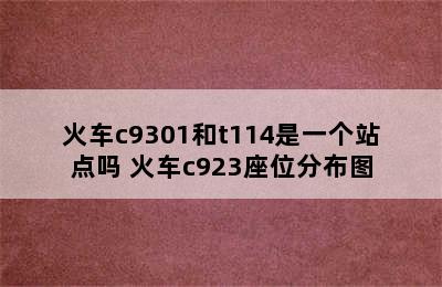 火车c9301和t114是一个站点吗 火车c923座位分布图